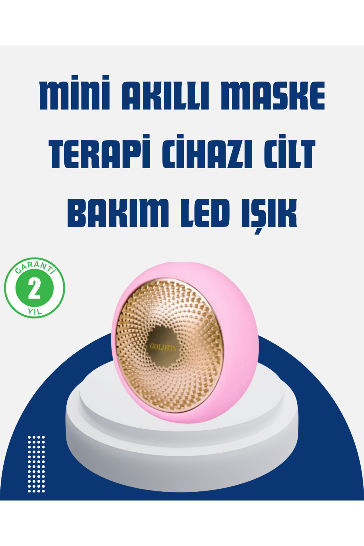 TeknoKesgin KESGİN MARKET ® LED Işık Terapisi ve Termoterapi Özellikli Hızlı Cilt Bakım Cihazı