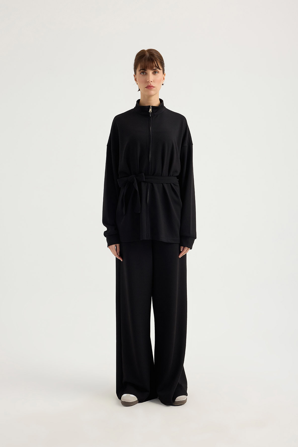Modal Set with Waist Tie Detail