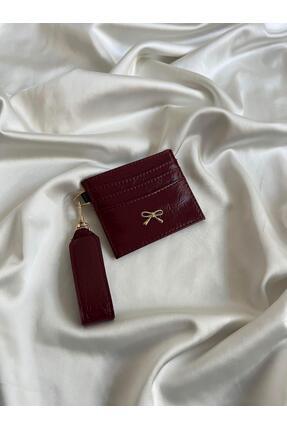 Mia Collection Wallet Model Cüzdan 4 Bordo