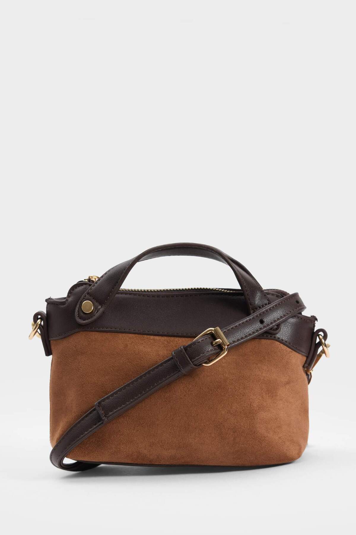 Defacto Geantă crossbody din piele de căprioară pentru femei