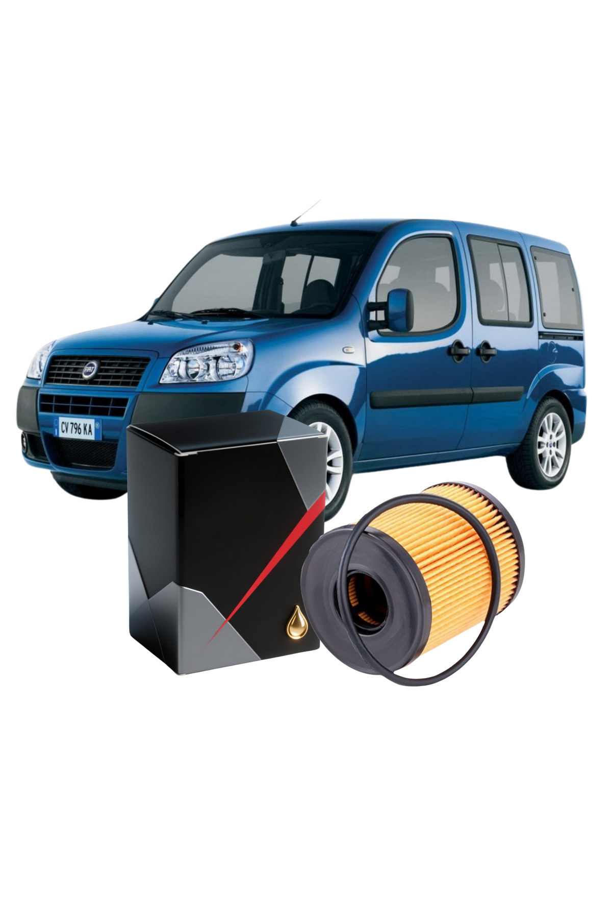 İPEKOTO Fiat Doblo 1 1.3 D Multijet Dizel (2005-2015) Uyumlu Yağ Filtresi | 84 HP