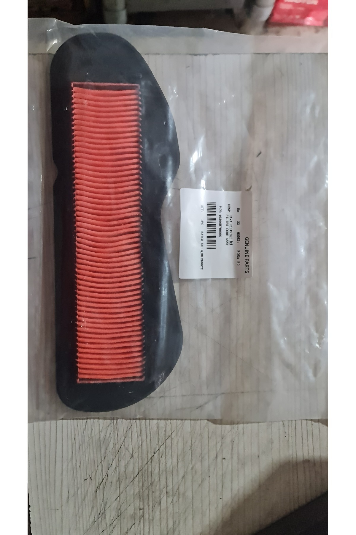 RKS ORJINAL ( ROSA 50 CC HAVA FILITRESI )