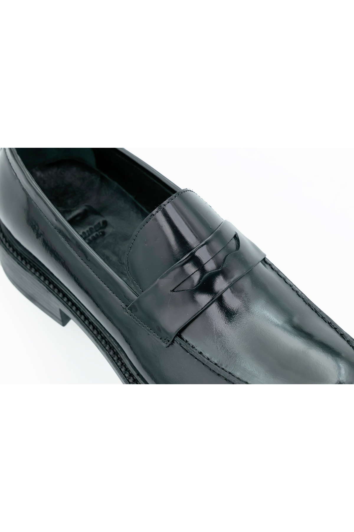 Tuna Hakiki Açma Deri Kauçuk Taban Loafer Model Erkek Ayakkabı - L2804 görsel 5