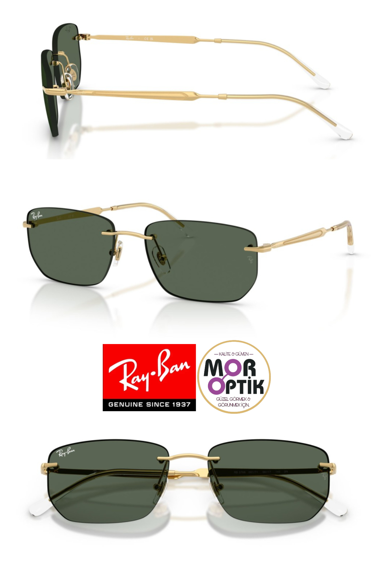 Ray-Ban RB3768 001/71 56-17-145 - Fiyatı, Yorumları