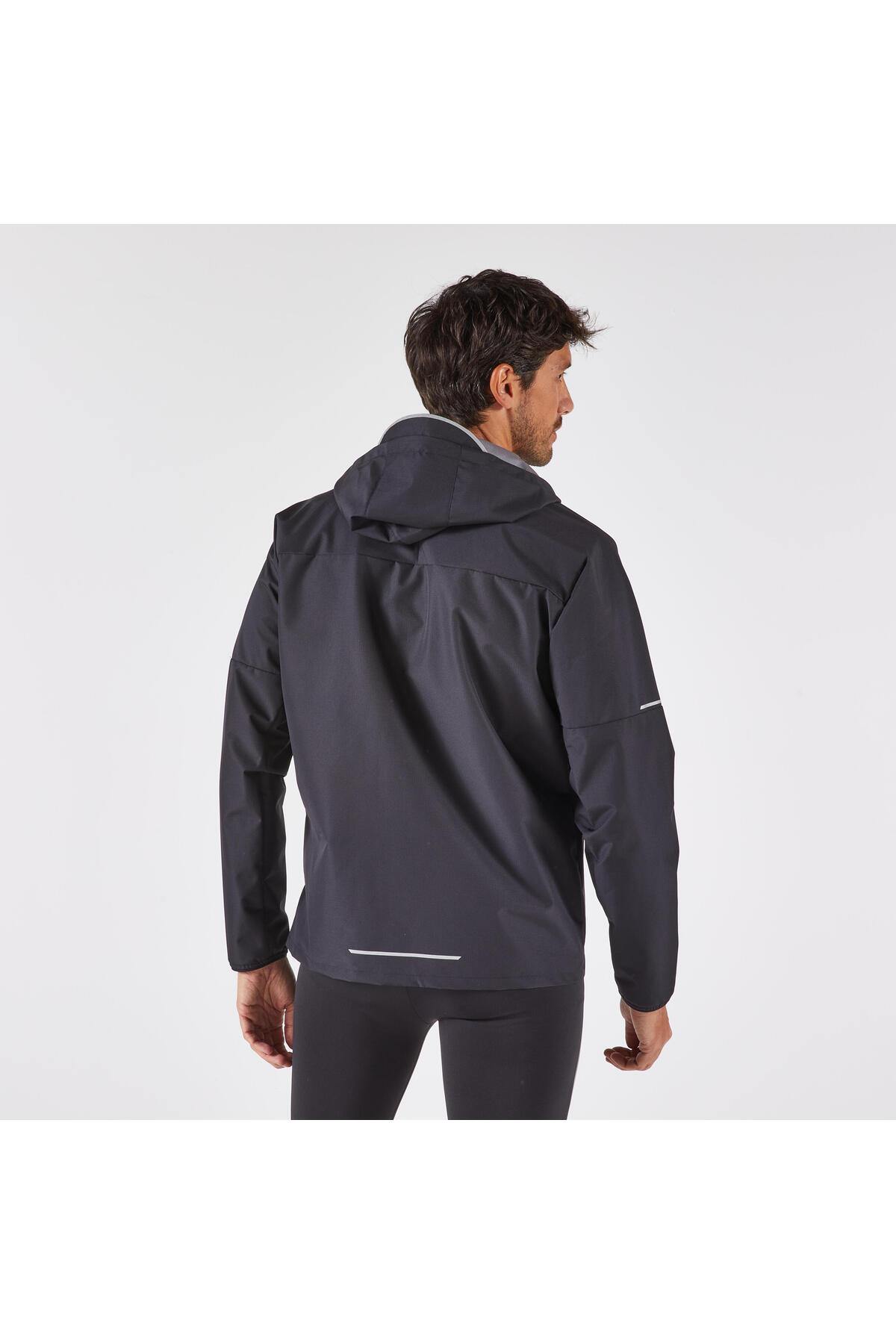 Decathlon Kiprun Erkek Yağmurluk - Siyah - Run 100 görsel 2