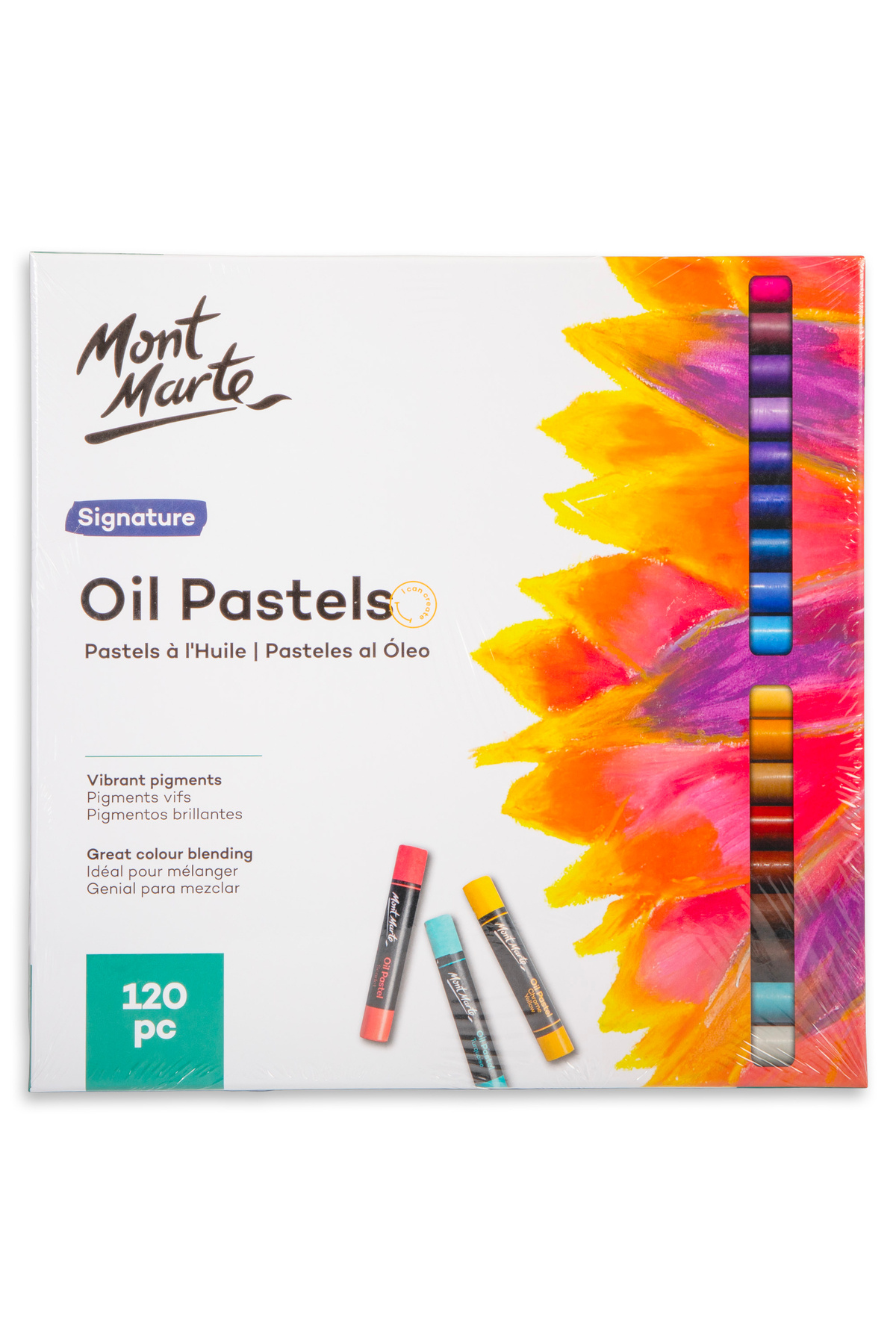 Mont Marte MM Yağlı Pastel Boya Seti 120'li