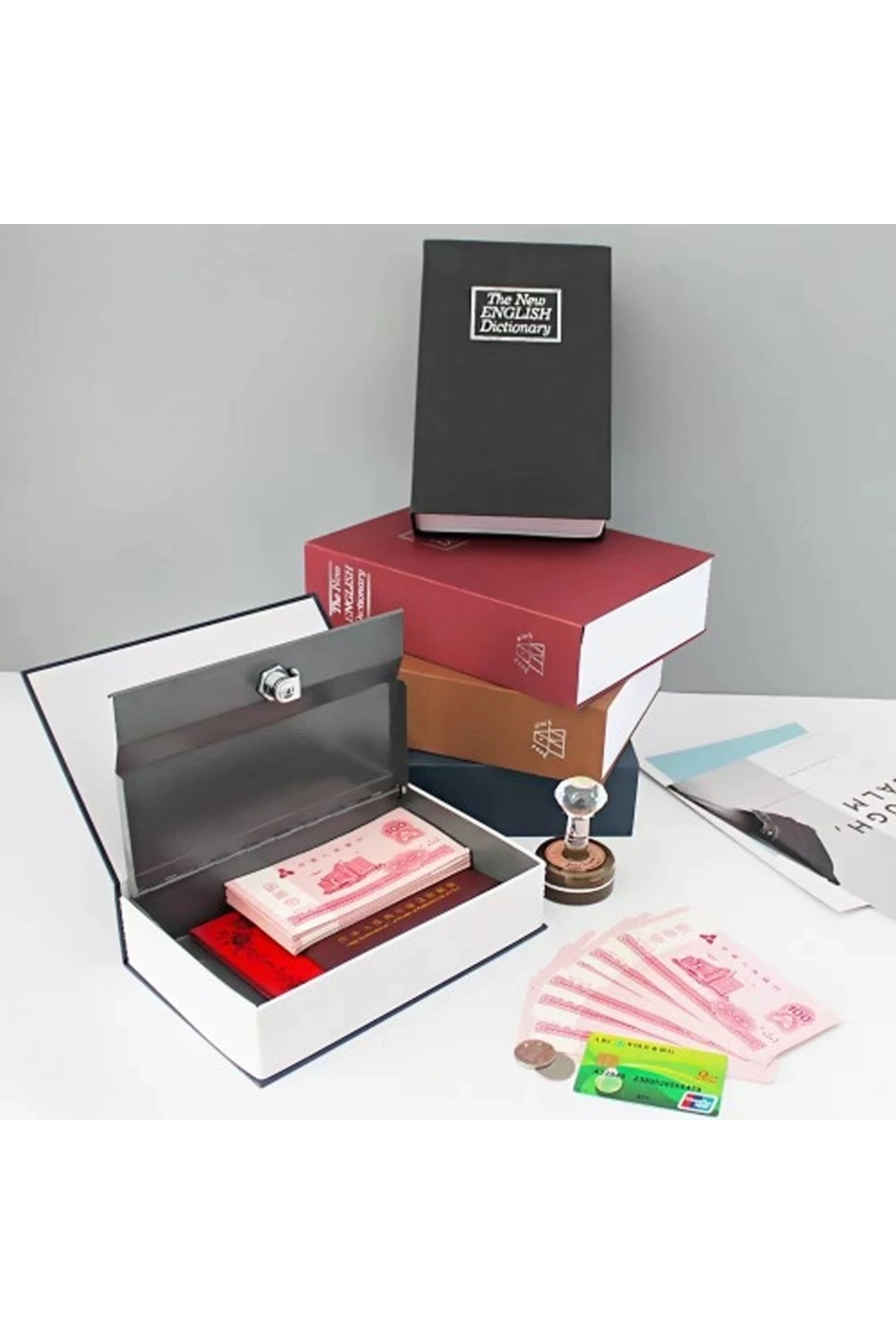 TeknoKesgin KESGİN MARKET® Kitap Kasa Kumbara