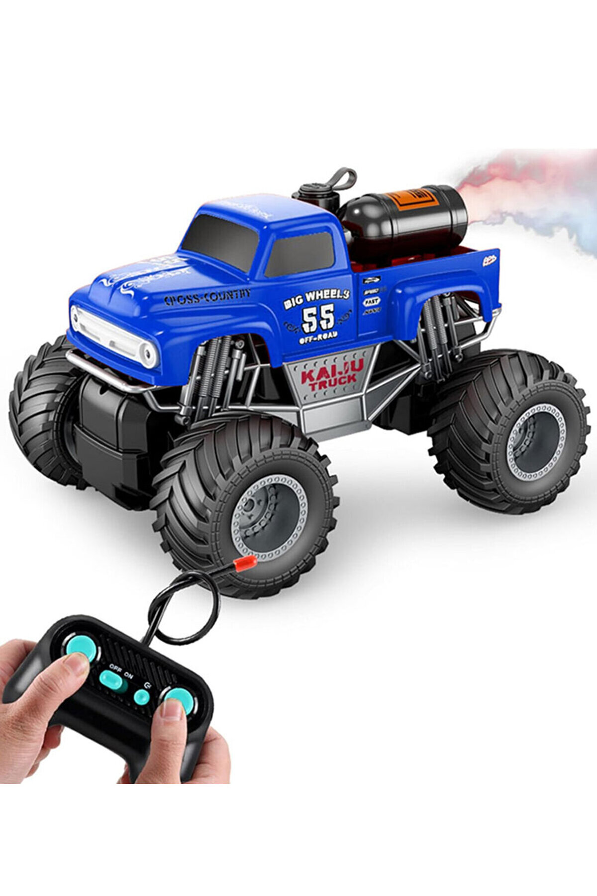Gokidy Rc Pickup Truck Duman Atan Işıklı Uzaktan Kumandalı Araba 1:16