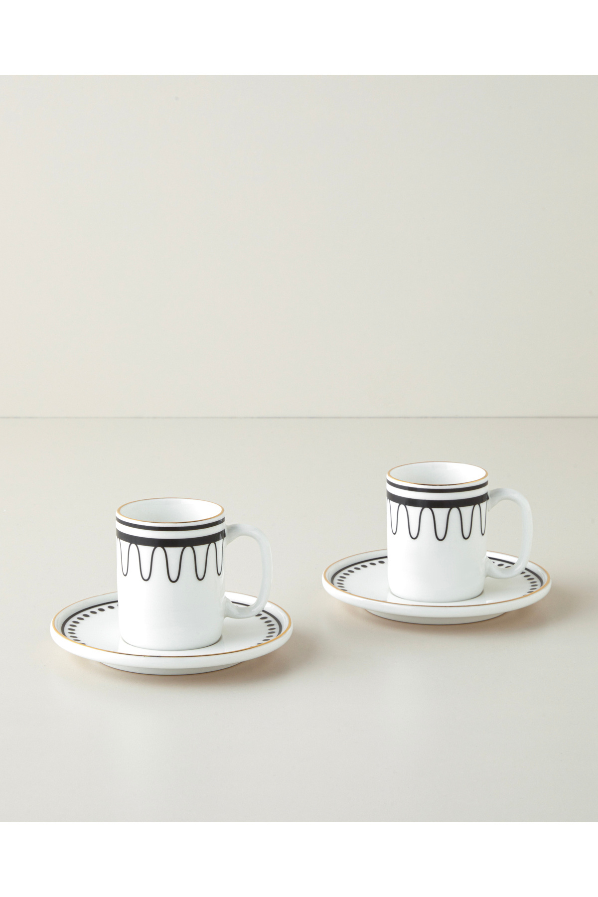 English Home Glowy White Bone Porselen 4 Parça 2 Kişilik Kahve Fincan ...
