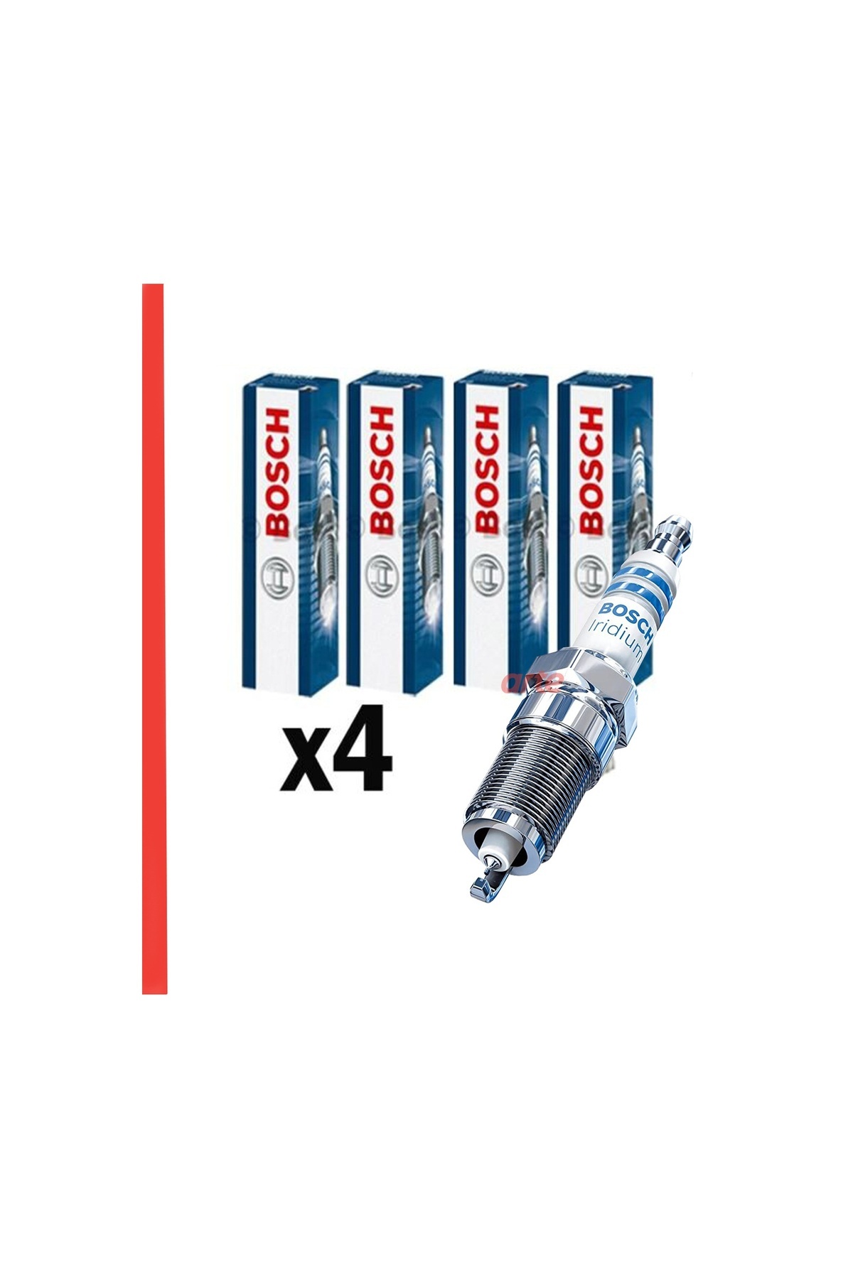 Bosch Toyota Auris 1.4 (E15) Uyumlu | İridyum Buji Takımı | 4 Adet | %100 Orijinal