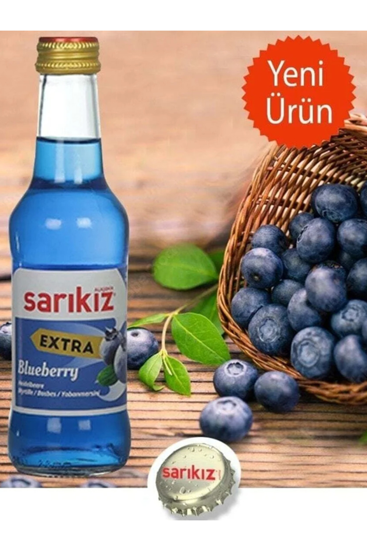 Sarıkız Yaban Mersini Aromalı Maden Suyu 200 ML x 6 Adet