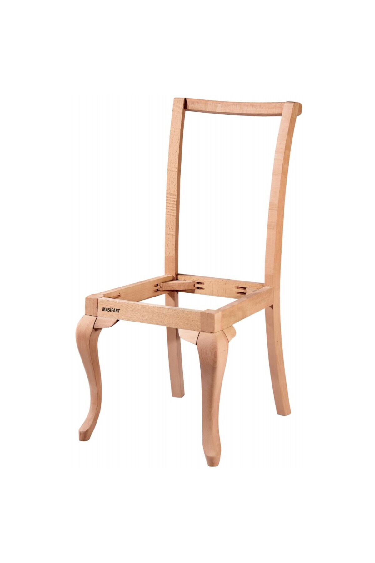 Masifart Petronel Giydirme Sandalye Lükens Cilasız Ham