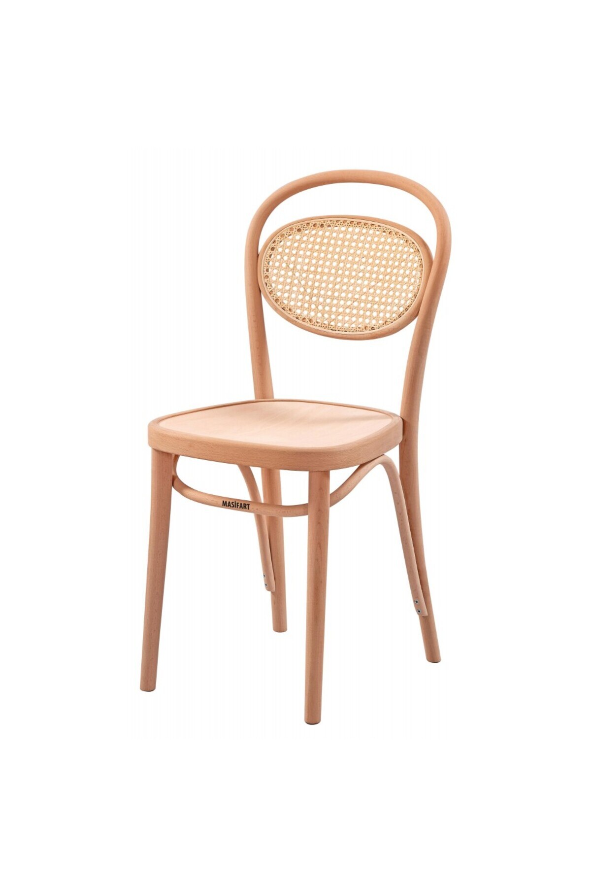 Masifart Daesha Hasırlı Güneş Sandalye Cilasız Ham