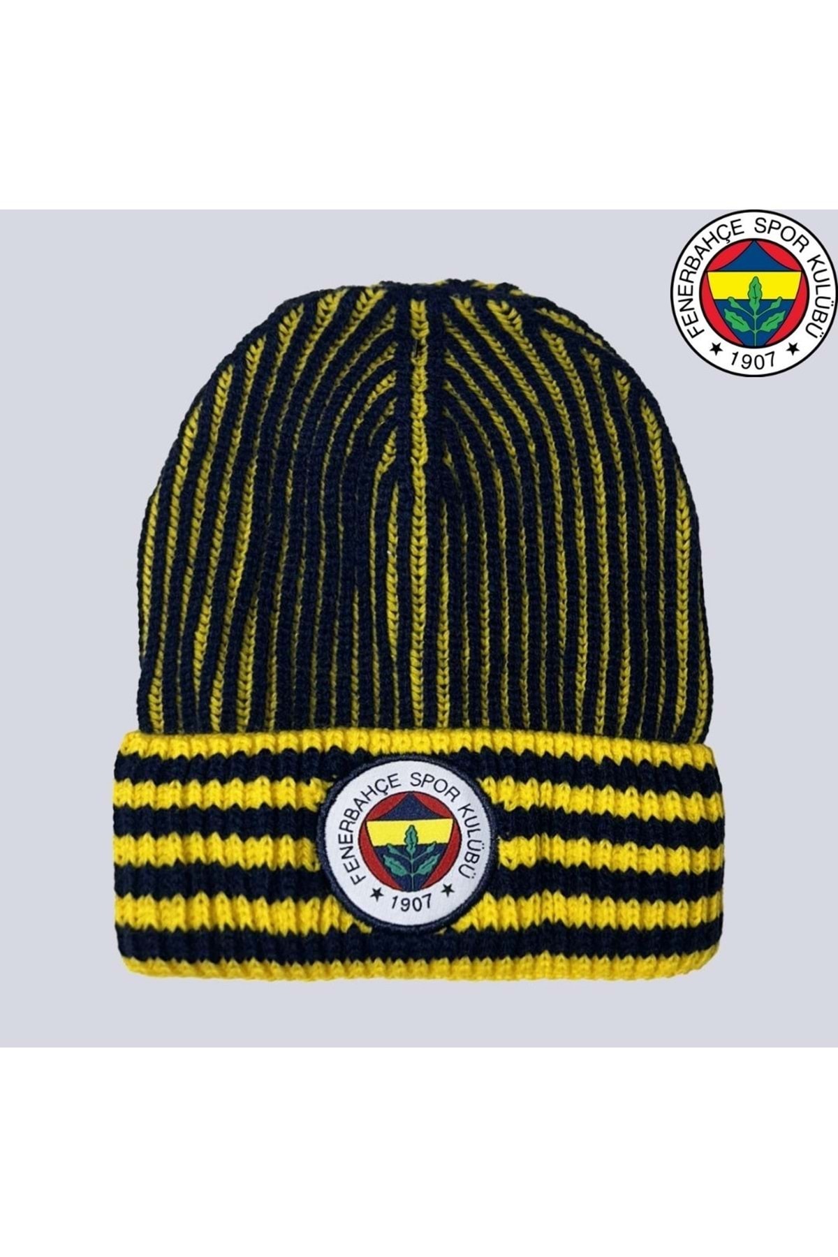 Fenerbahçe S.K. 25/26 Sezon 6 Renk Logolu Unisex Bere LACİVERT