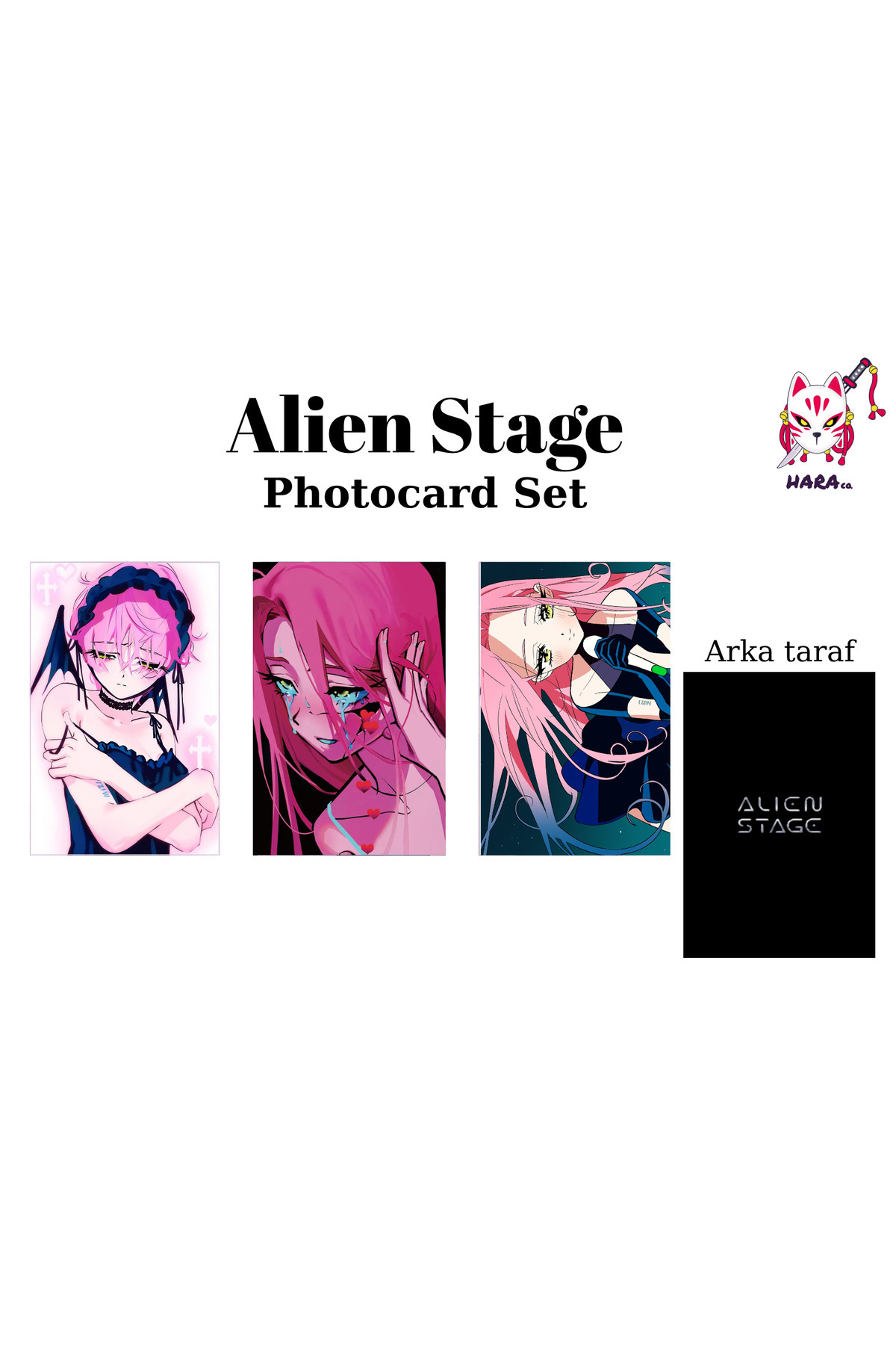 Hara Company Alien Stage Animesi Mizi Anime Photocard Seti