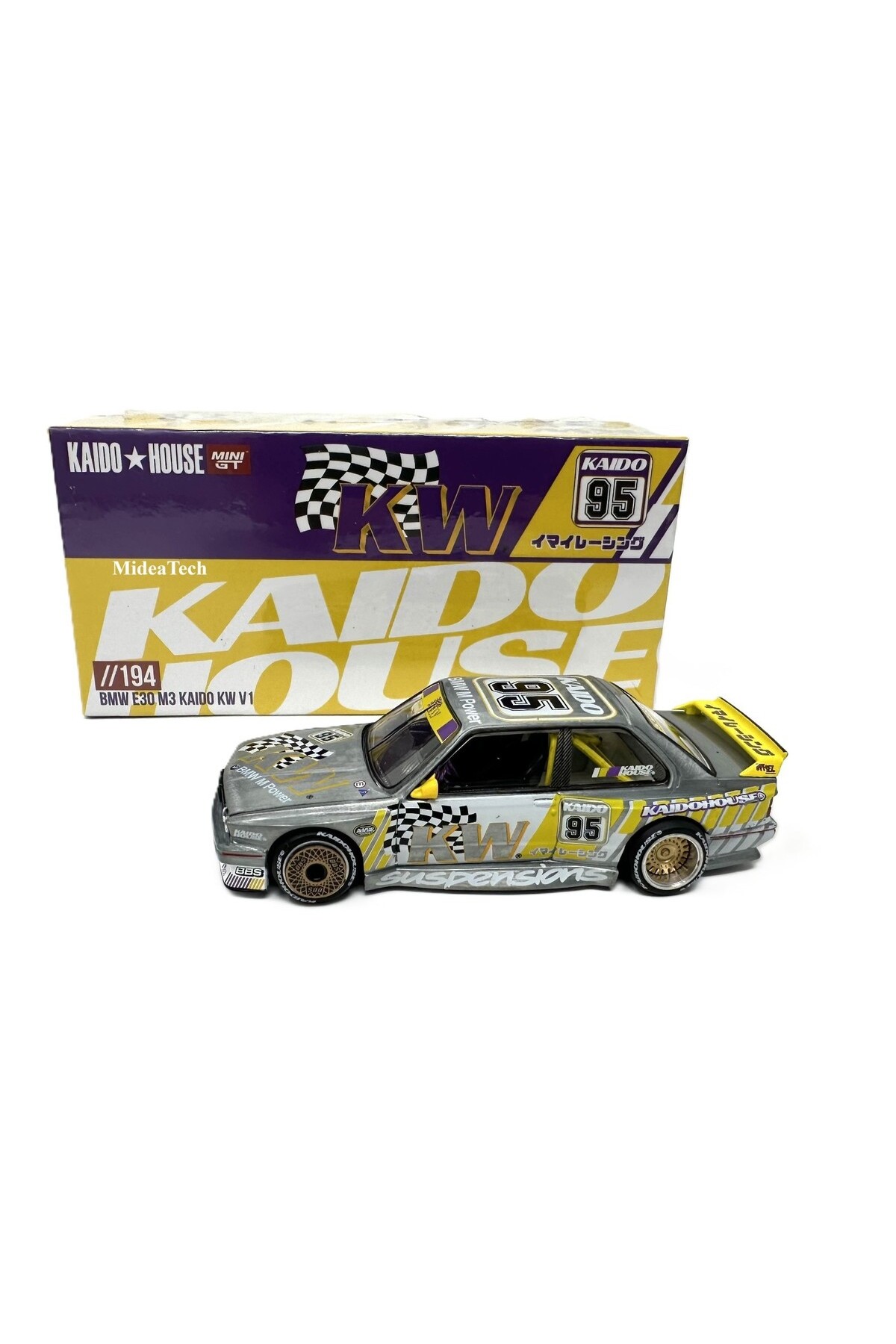 HOT WHEELS Chase! Kaido House x Mini GT 1:64 BMW M3 (E30) Kaido KW