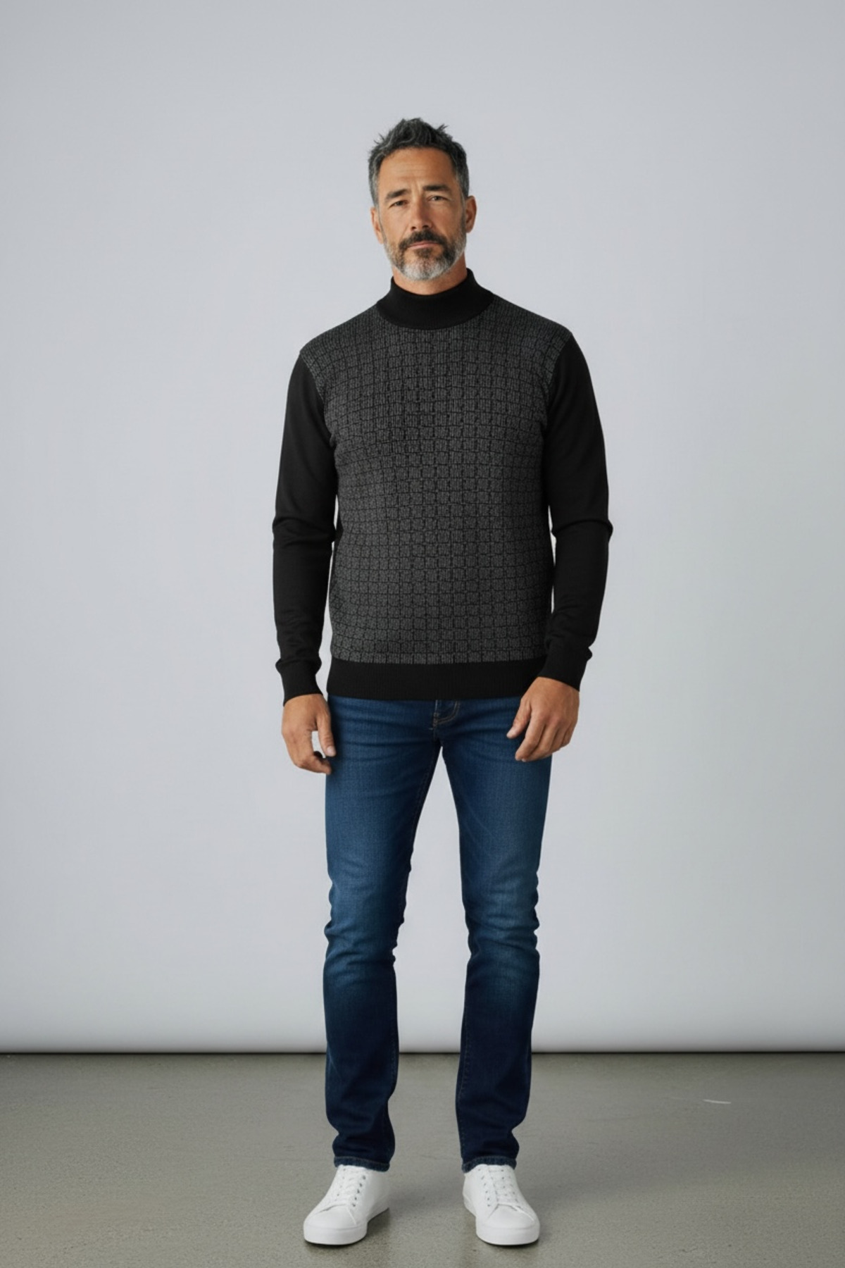 Butik Tüylenme Yapmayan Kaliteli Yün Kazak görsel 4