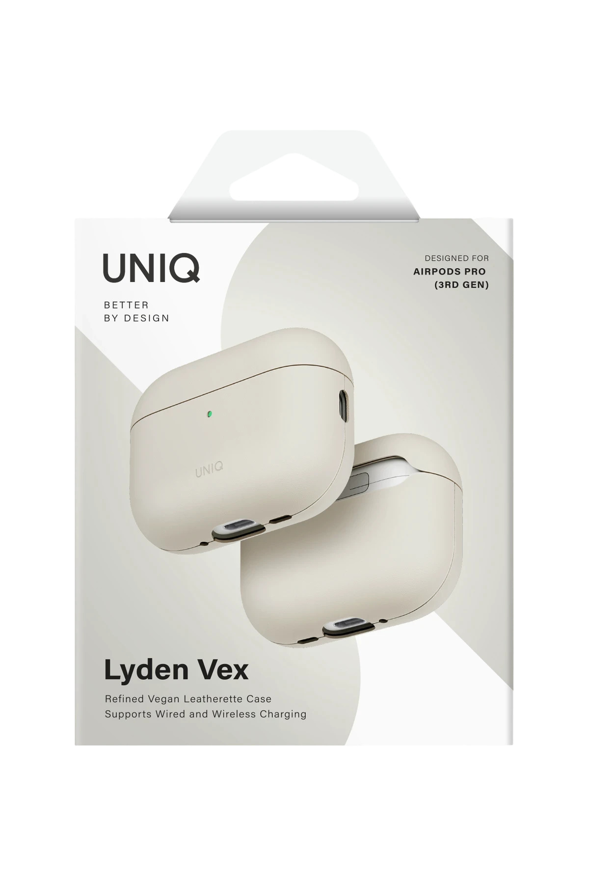 UNIQ Better By Design Airpods Pro 3 Kılıf Vegan Deri Kapak Premium