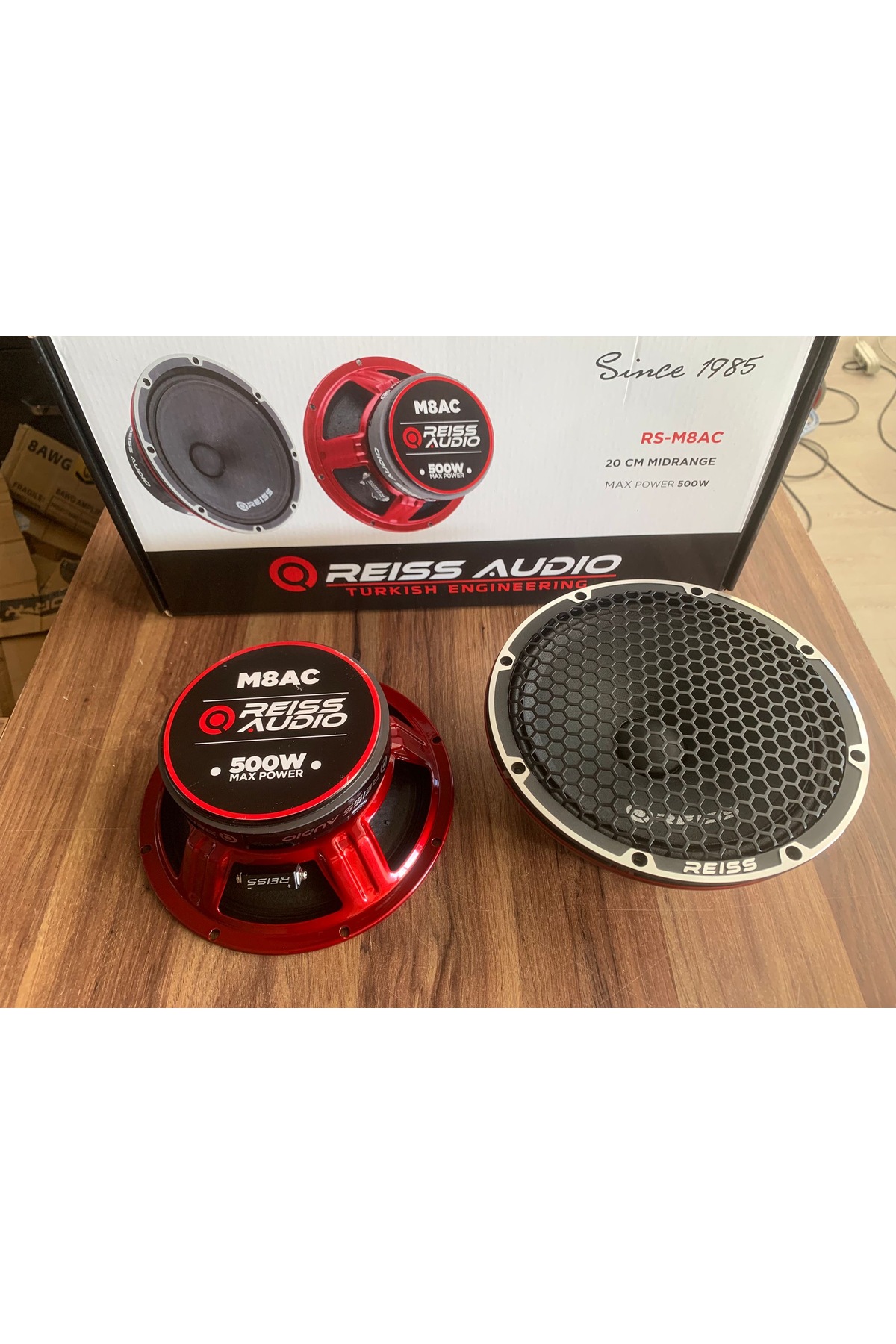 Reis Audio Deniz Sound Garage 20 cm MIDRANGE RS-M8AC 500 Watt 250