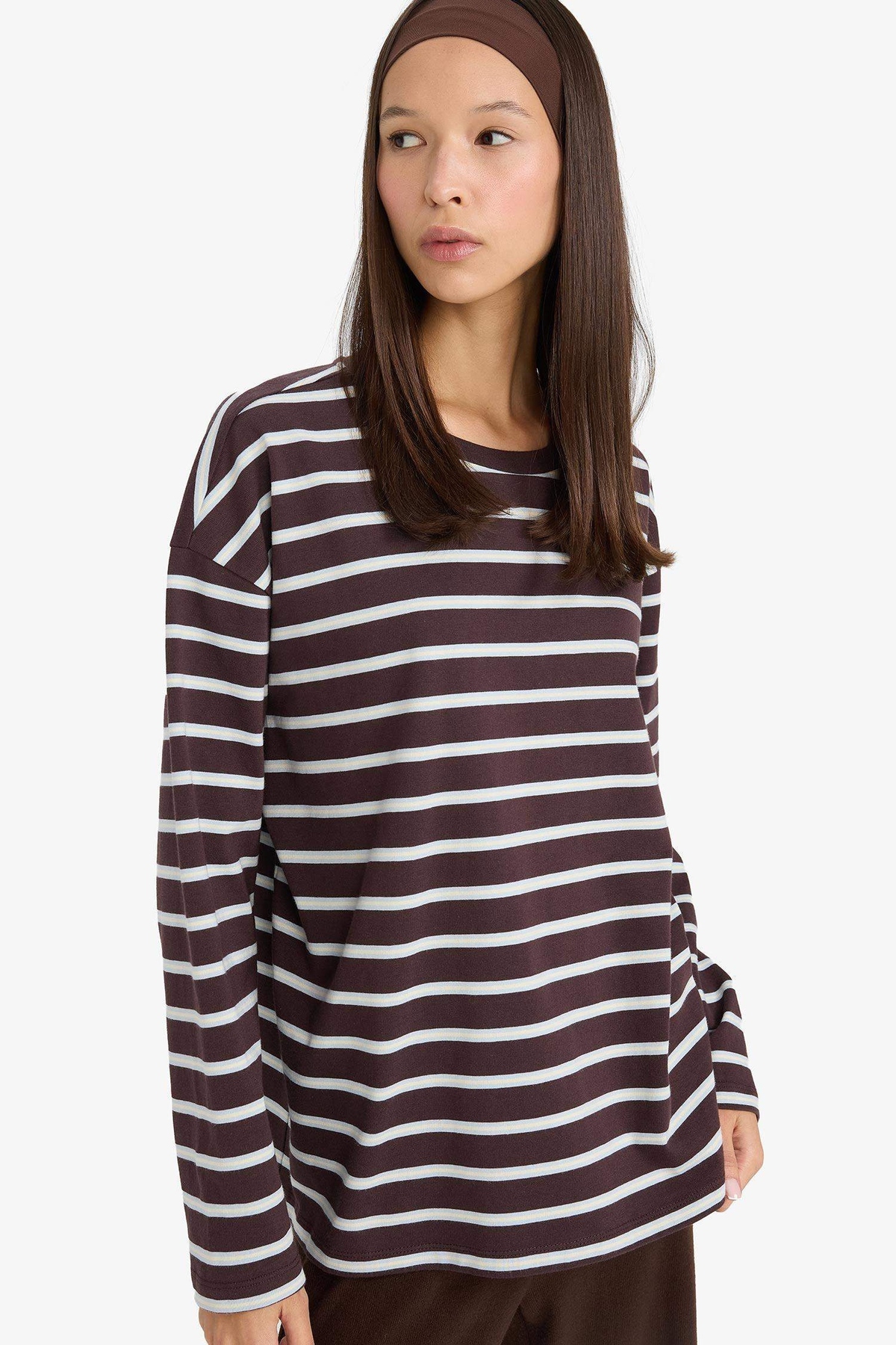 Defacto  Kadın Sweat F7758AX/BN338 BROWN - Görsel 2