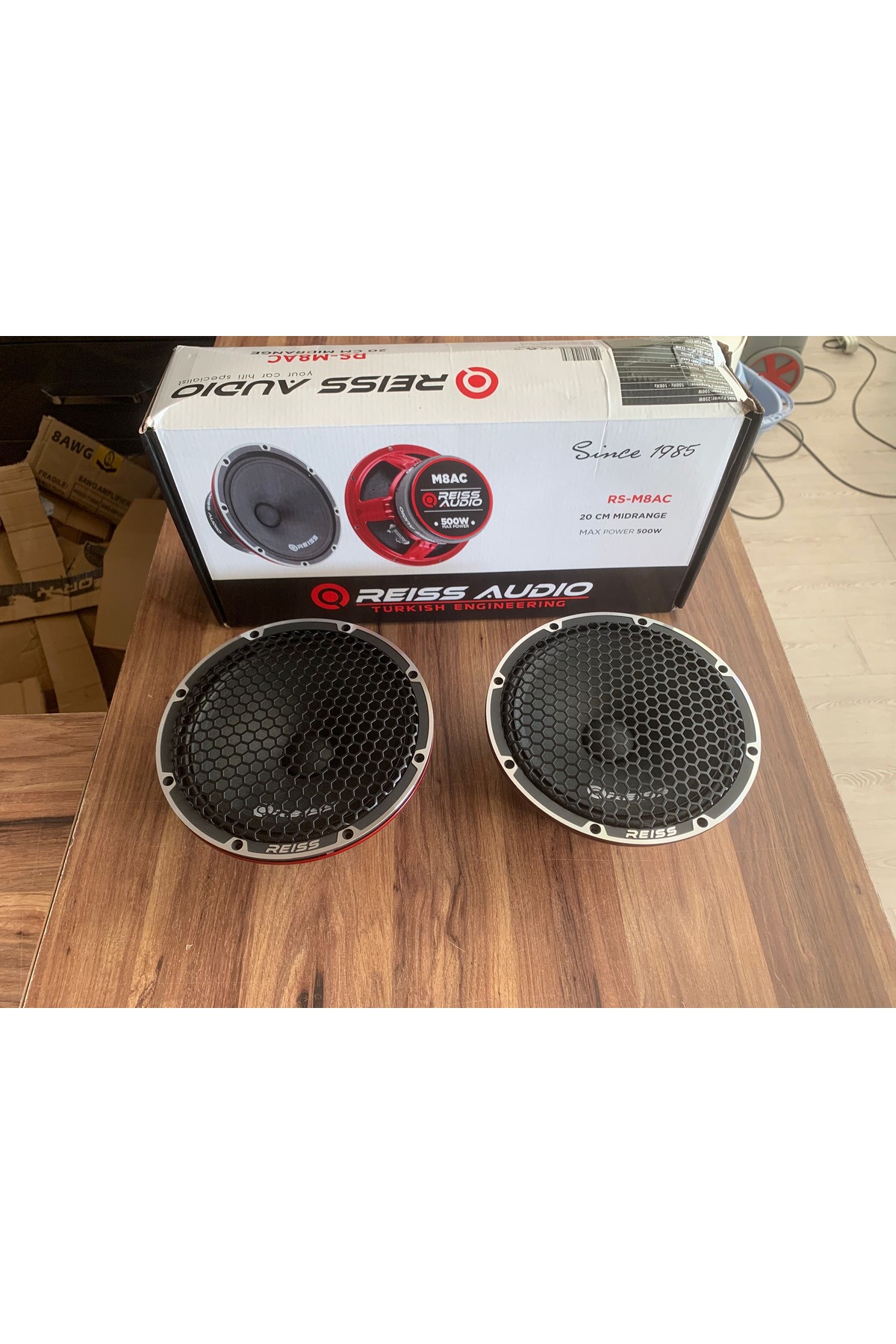 Reis Audio Deniz Sound Garage 20 cm MIDRANGE RS-M8AC 500 Watt 250