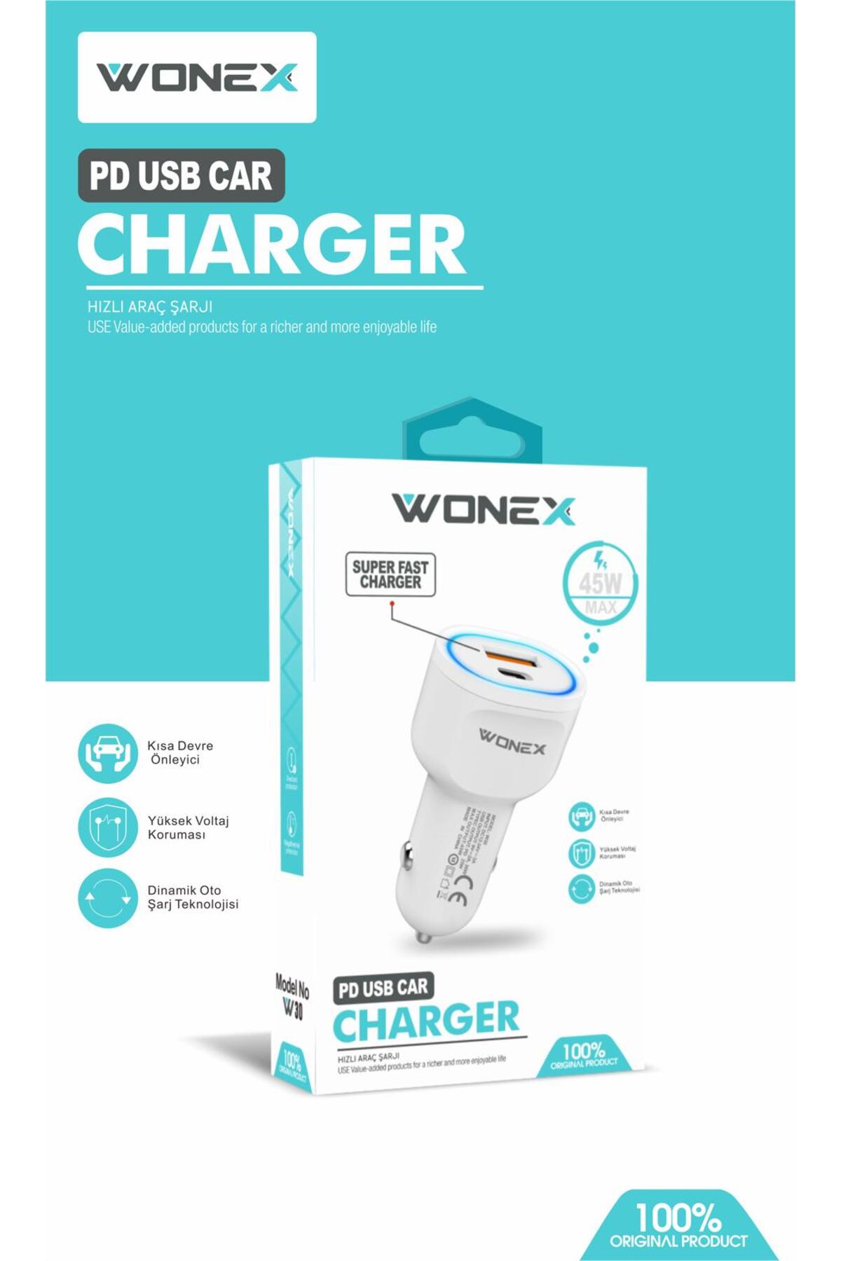 LESA LİNE WONEX Araç Çakmaklığı ŞARJ ALETİ – 12V/24V Universal