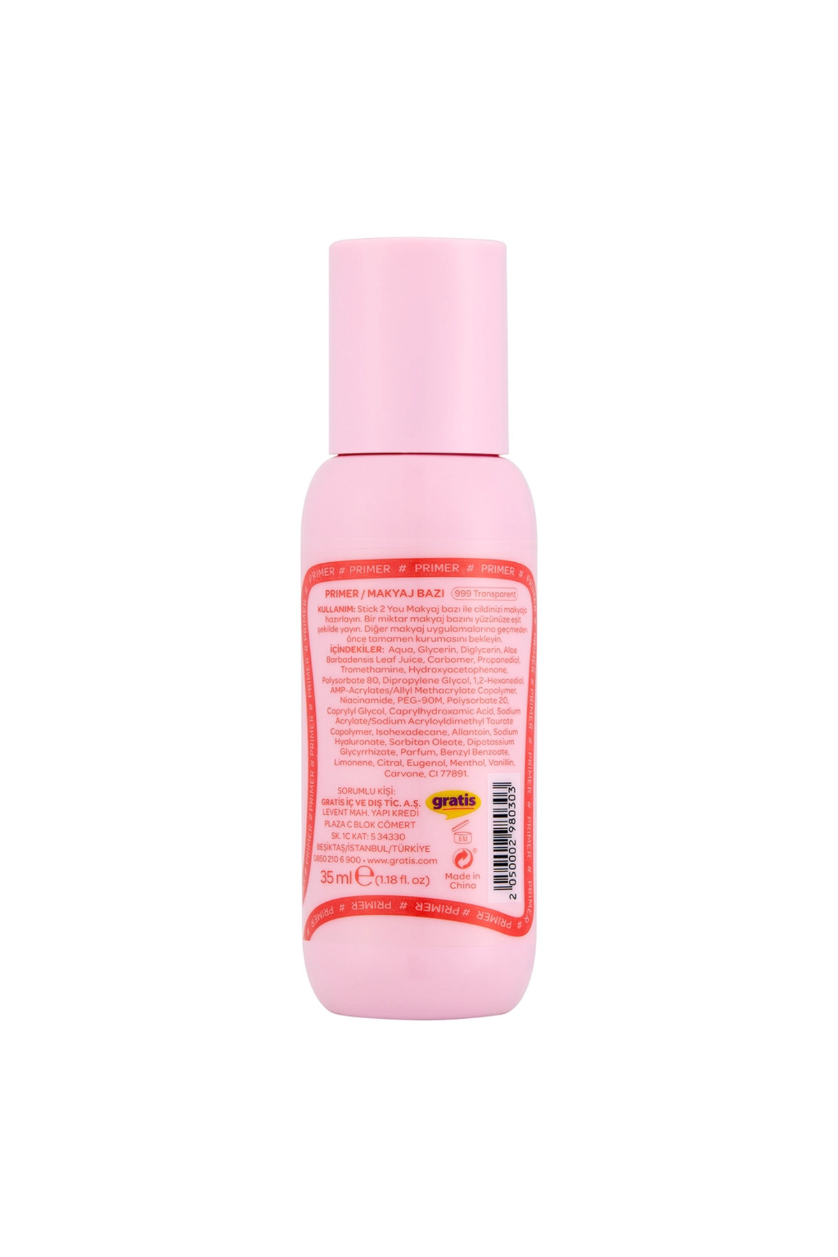 Fun Stick 2 You Primer Makyaj Bazı 35 ml — خاکستری 34310 — تصویر 3 از 3