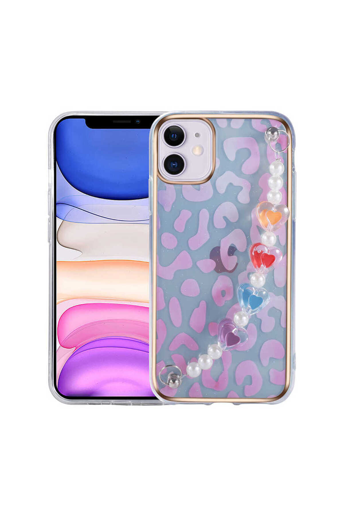 iPhone 11 Uyumlu NXXA Pilla Kılıf-Pembe