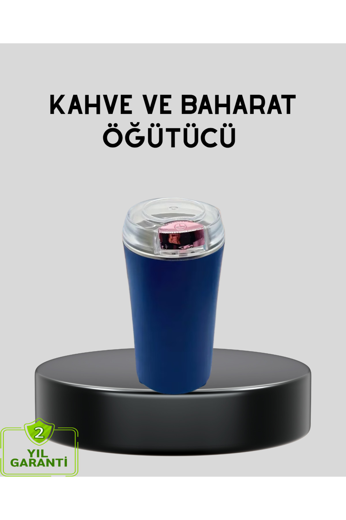 TeknoKesgin KESGİN MARKET ® Paslanmaz Çelik Kahve ve Baharat Öğütücü – Otomatik Mekanizma