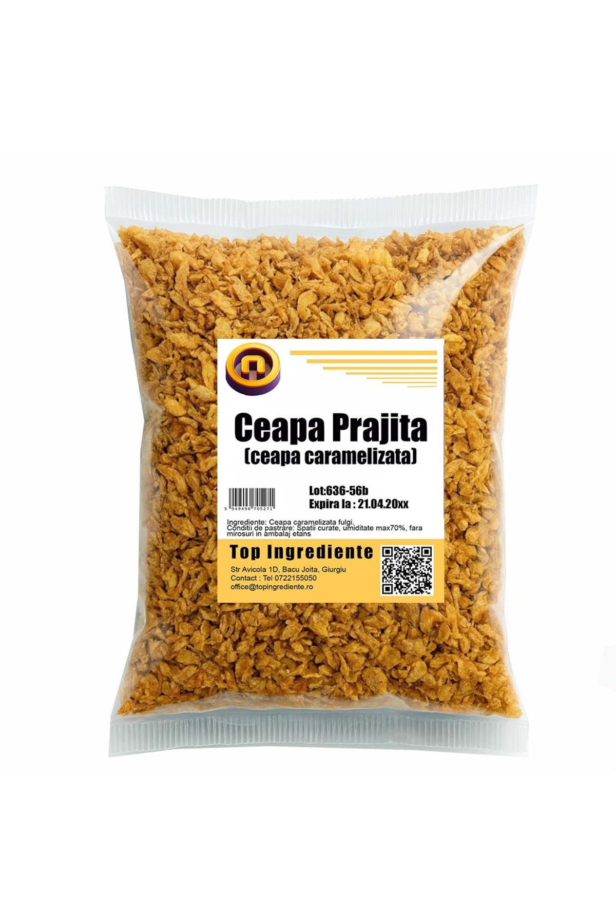 Top Ingrediente Екстра пържен лук / Хрупкав карамелизиран лук - 500 г