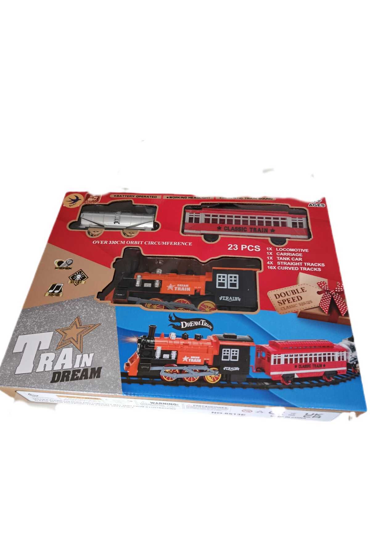 SEHER OYUNCAK Buharlı Tren Raylı Pilli Işıklı Özellikte