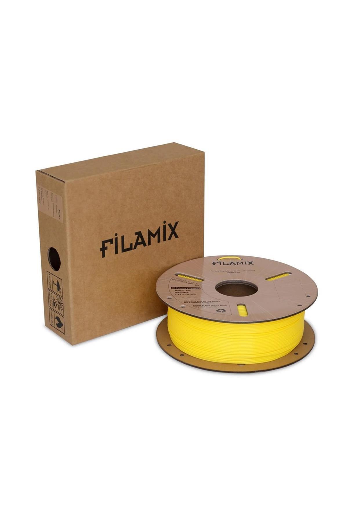 FİLAMİX Tpu Sarı Filament 1.75 mm 1 Kg - Esnek, Dayanıklı 3D Yazıcı Malzemesi
