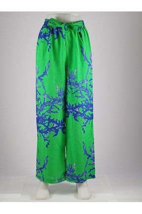 Opal Wear Etnik Desenli Dokuma Viskon Battal Pantolon Etek