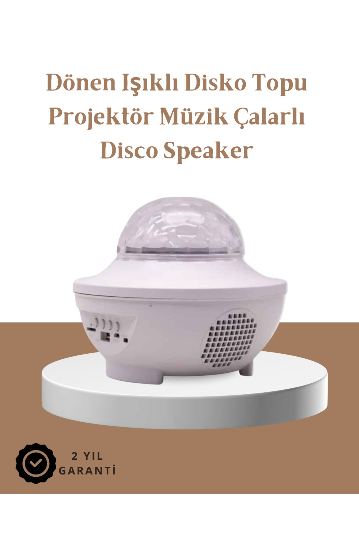 ZERO LAND XMPDBY Müzik Ritimli Işık Değişimi & Dönen Dalga Efekti – (01416) Galaxy Projektör