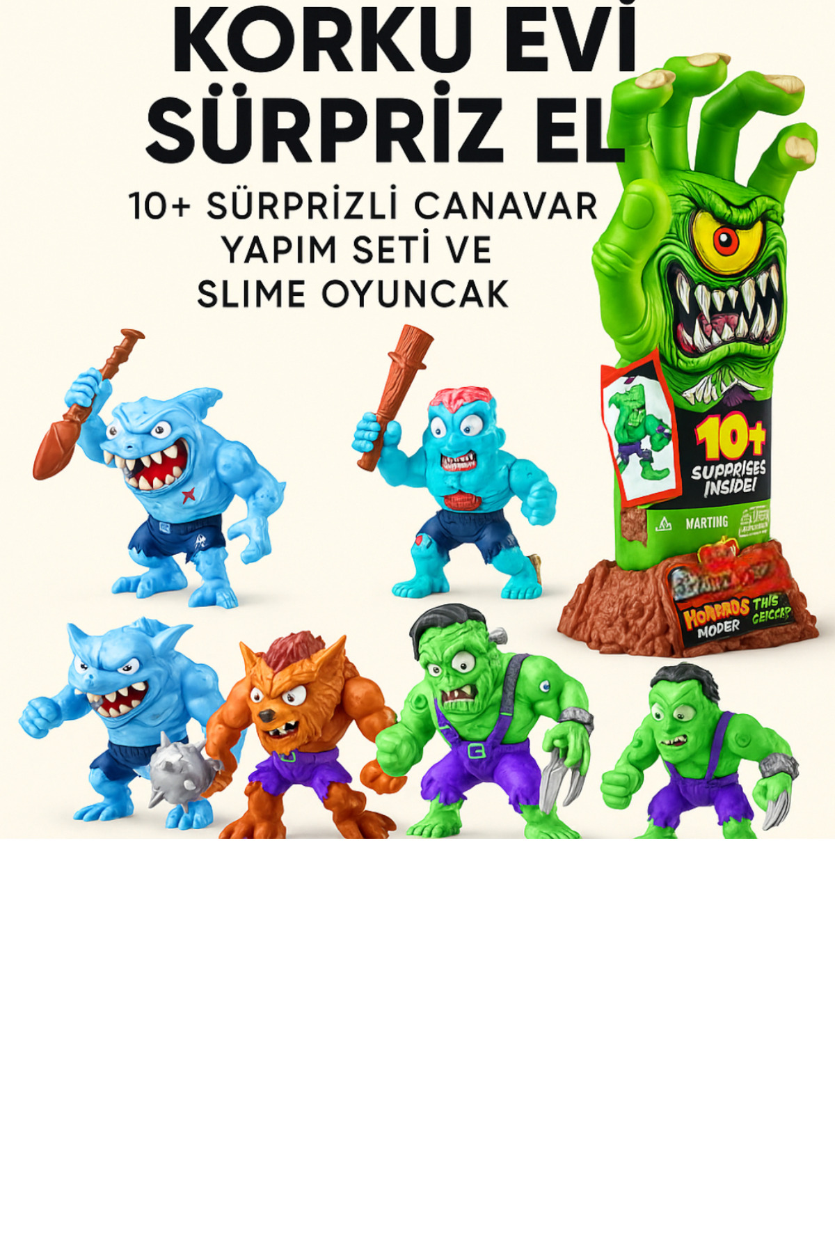 Pshoplay Korku Evi Sürpriz El – 10+ Sürprizli Canavar Yapım Seti Pshoplay Korku Evi Sürpriz El – 10+ Sürprizli Canavar Yapım Seti