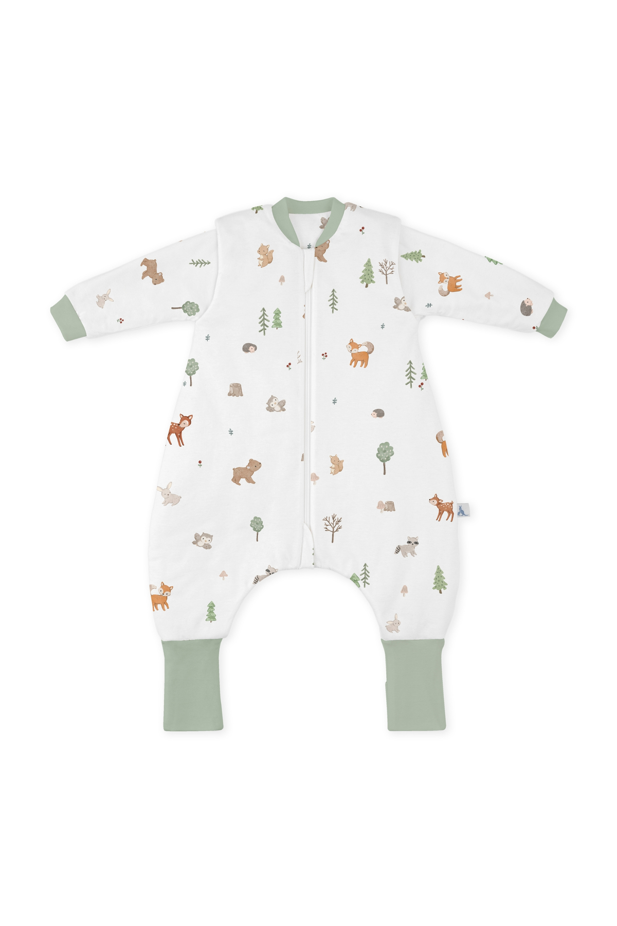Roosac Modal Pamuk 2.5 Tog Kışlık Bebek Uyku Tulumu Çıkabilen Kollu 0-10 Yaş - Forest fotoğrafı 4 (önizleme)