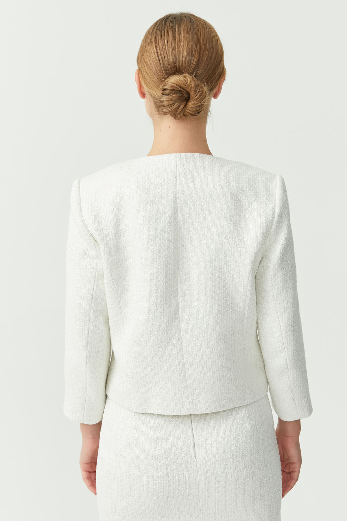 PAULMARK  Kadın Simli Tüvit Ceket - Görsel 8