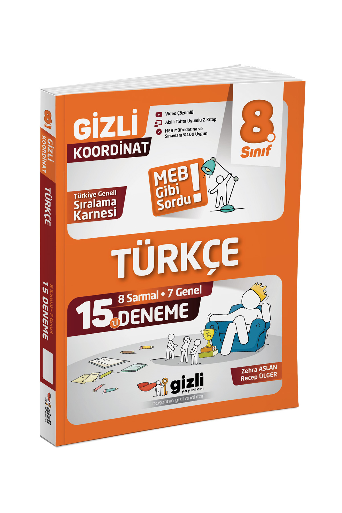 FRANK 151 マガジン 15冊セット Gizli Yayınları LGS 8. Sınıf Türkçe 15'li Deneme-MEB Gibi Sordu