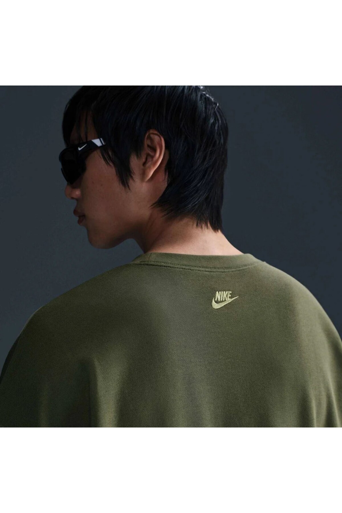 Nike Sportswear Club Oversize Kesim Erkek Sweatshirt görsel 5