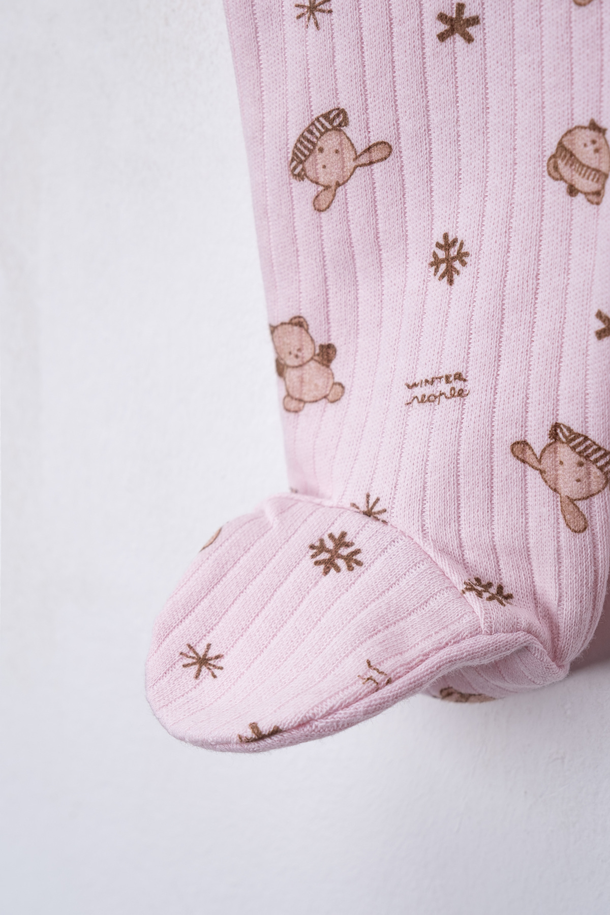 DEFNE LİNA BABY Kız Bebek 2 Adet %100 Pamuklu Patikli Tulum Seti fotoğrafı 4 (önizleme)