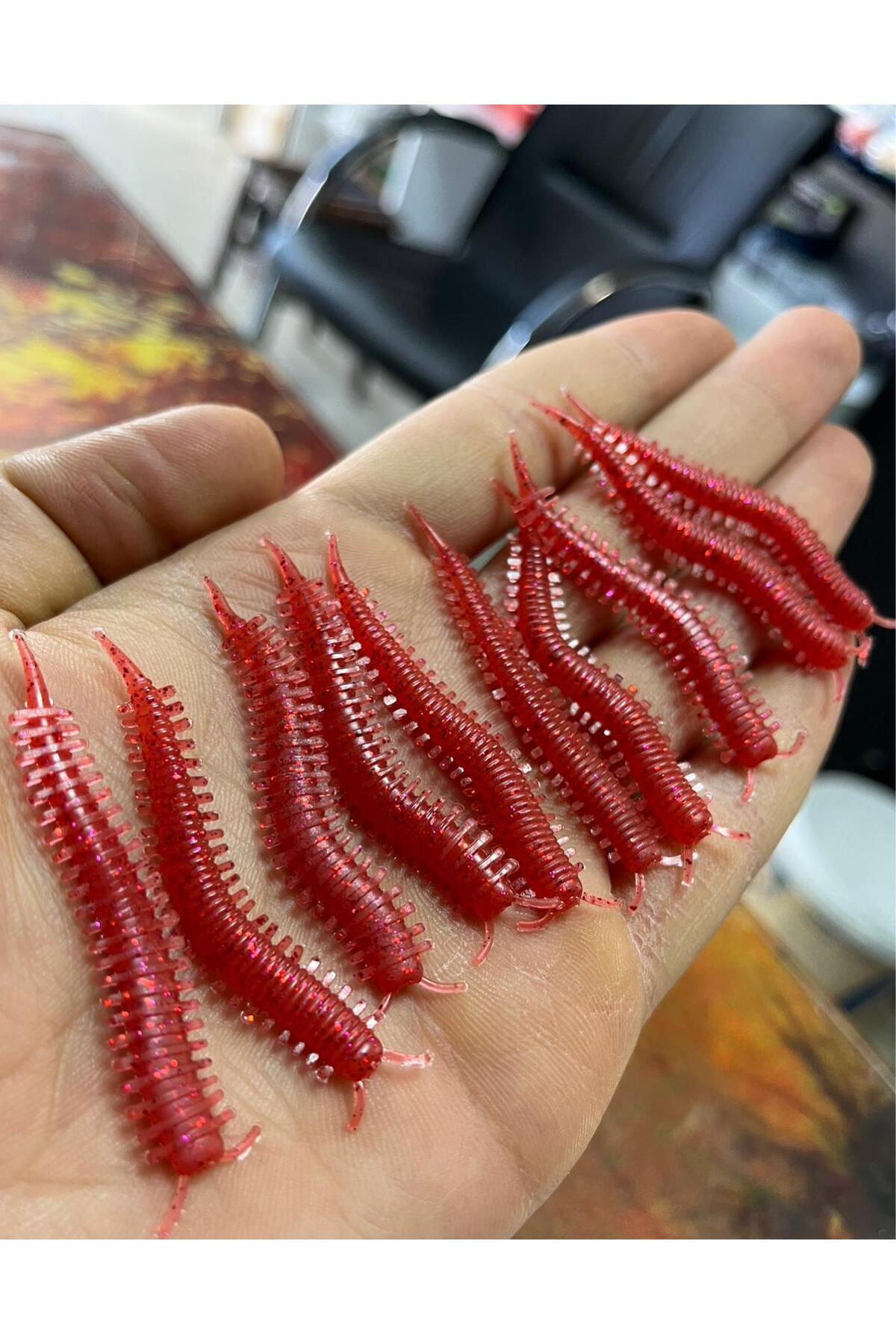 ONURAVBAYİİ EFFE yüzen boru kurdu silikon yem (10 adet) W196-01