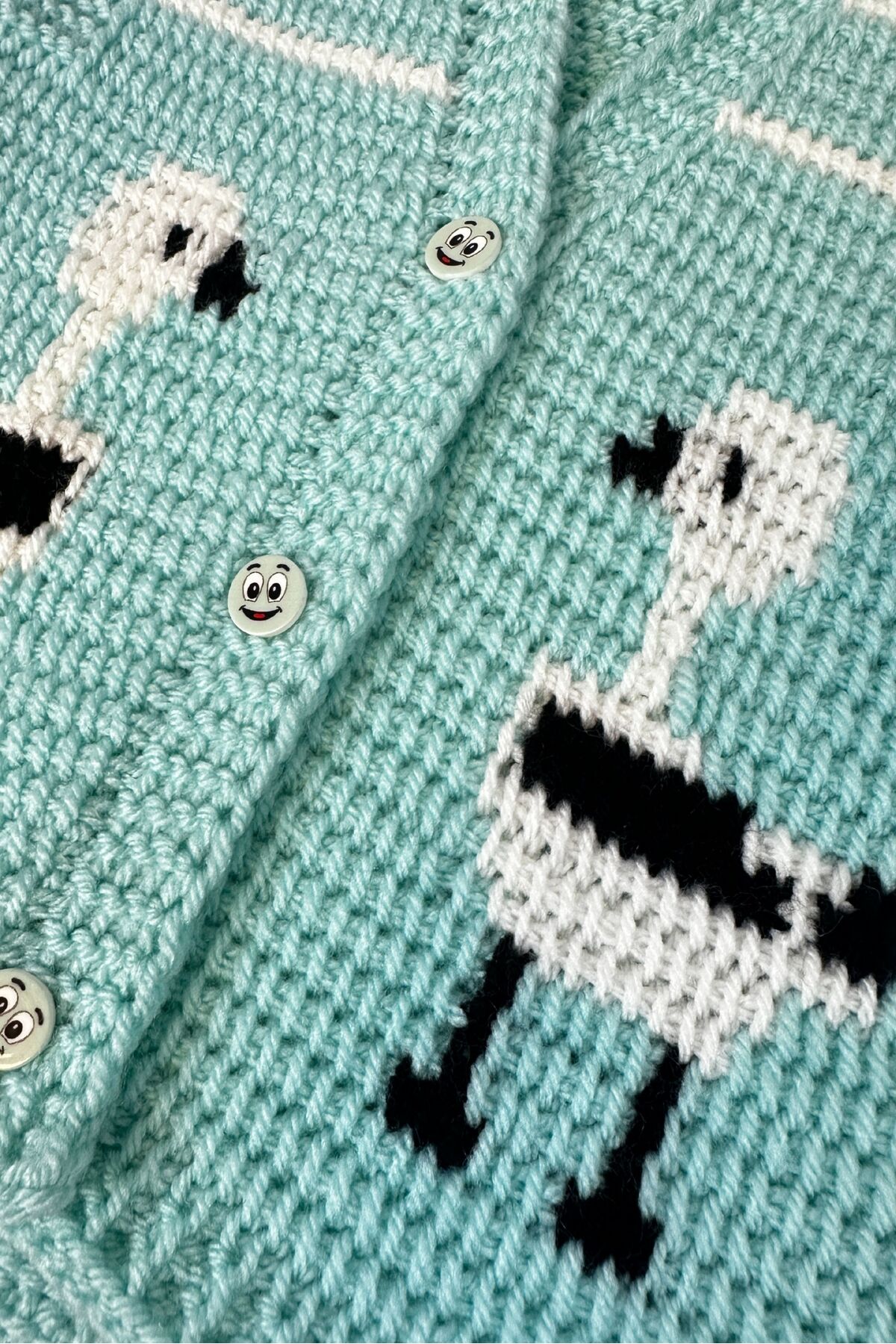 Uretti - Çiğdem 1390 0907 El Örgüsü Ördek Desenli Örgü Yelek - 1 - 3Yaş fotoğrafı 4 (önizleme)