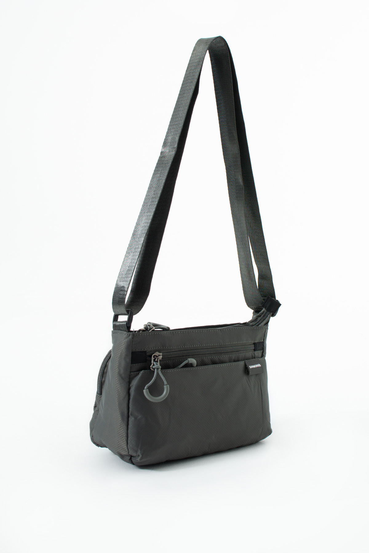 Women's 4 Compartment Waterproof Parachute Fabric Adjustable Crossbody Bag