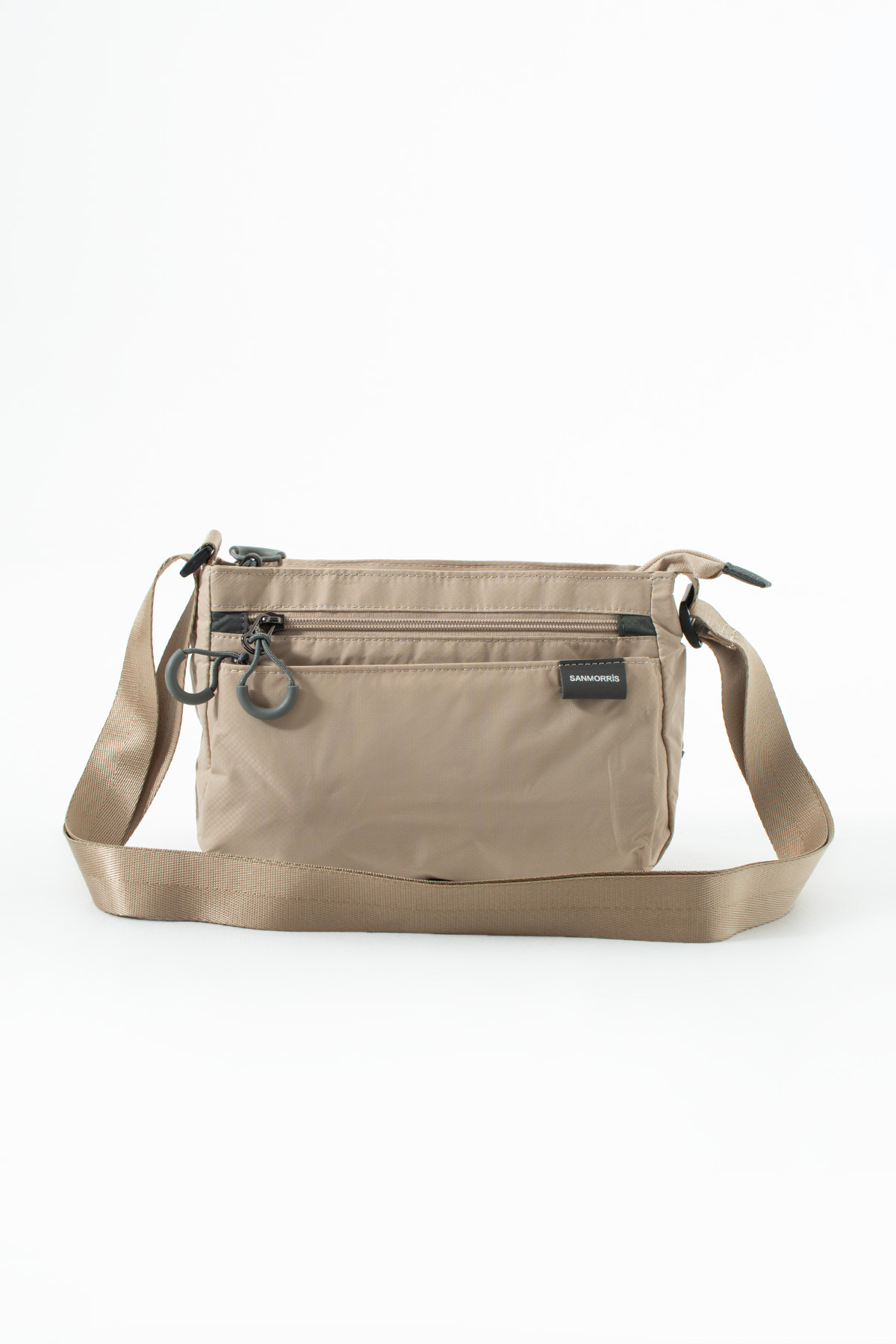 Women's 4 Compartment Waterproof Parachute Fabric Adjustable Crossbody Bag