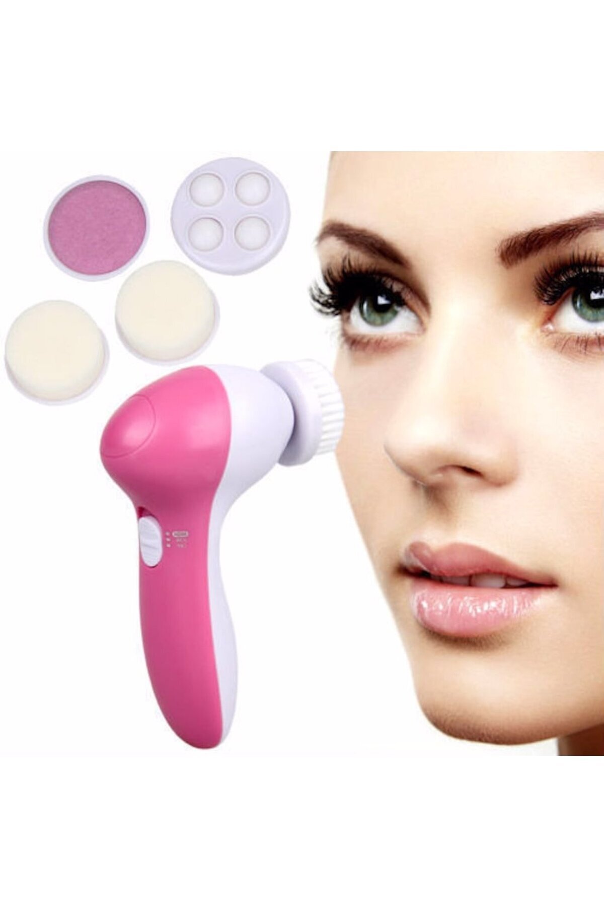 heugers 5 i Bir Arada Motorlu Yüz Bakım , Masaj ve Temizleme Fırçası