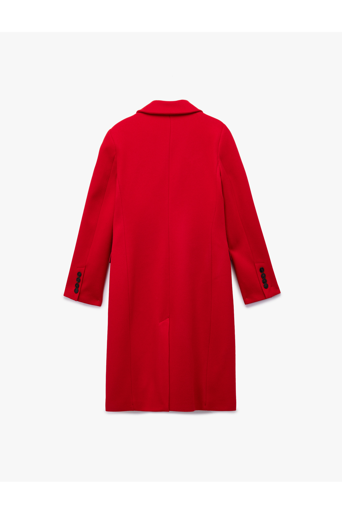 Koton Μακρυμάνικο παλτό με κουμπιά διπλό πέτο