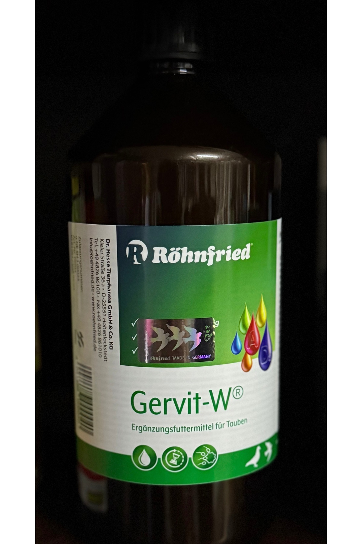 TR Gervit W MuLti Vitamin OrjinaLden BöLme 50 ml Cam Şişede