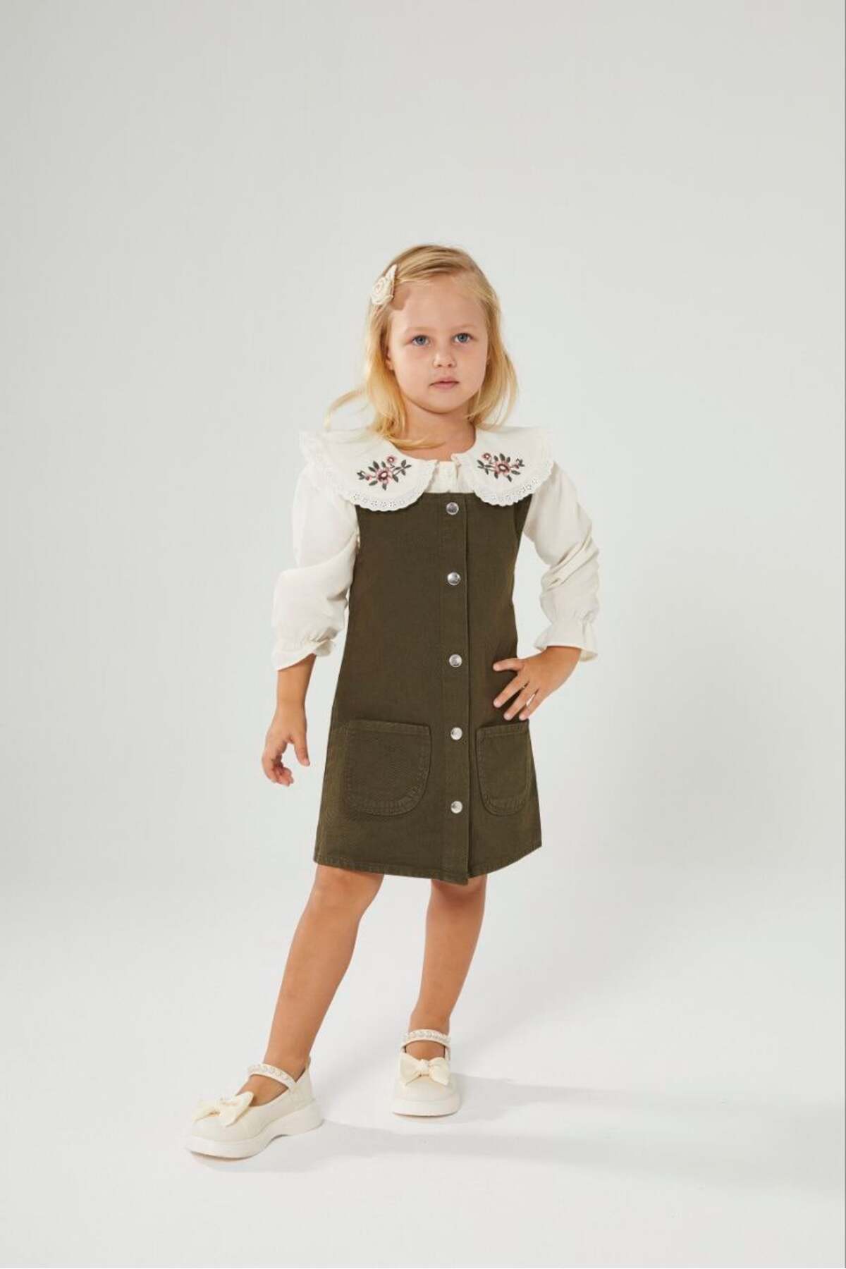 Pinkitokids Tasarım Kot Jile - Yeşil fotoğrafı 3 (önizleme)