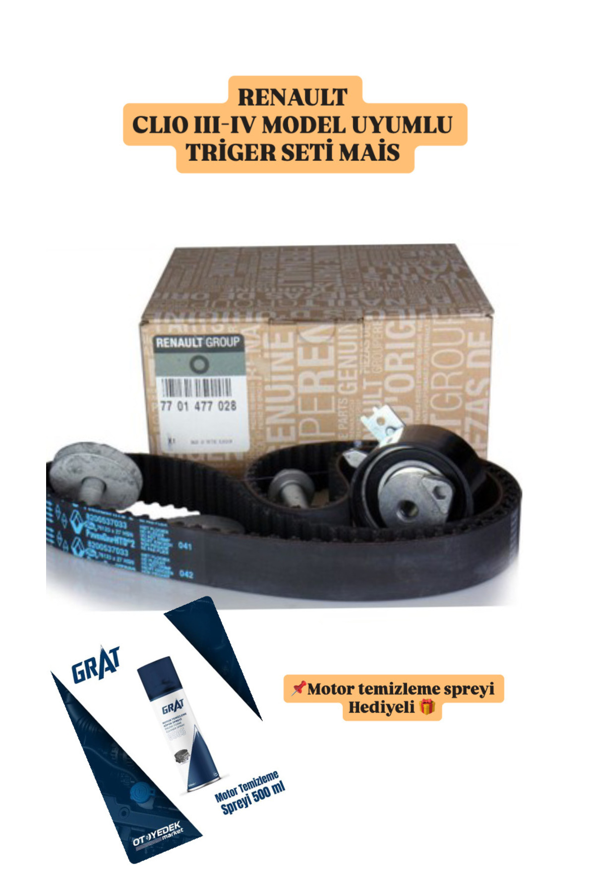 Renault Genel RENAULT CLİO III-IV MODEL UYUMLU 1.5 DCİ TRİGER SETİ