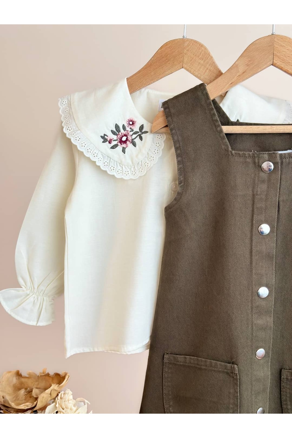 Pinkitokids Tasarım Kot Jile - Yeşil fotoğrafı 6 (önizleme)